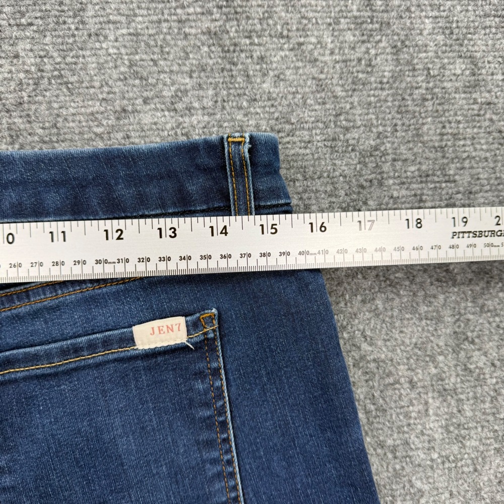 JEN7 By 7 For All Mankind Legging Ankle Jeans Dark Wash Size 8 Women's - Picture 12 of 15